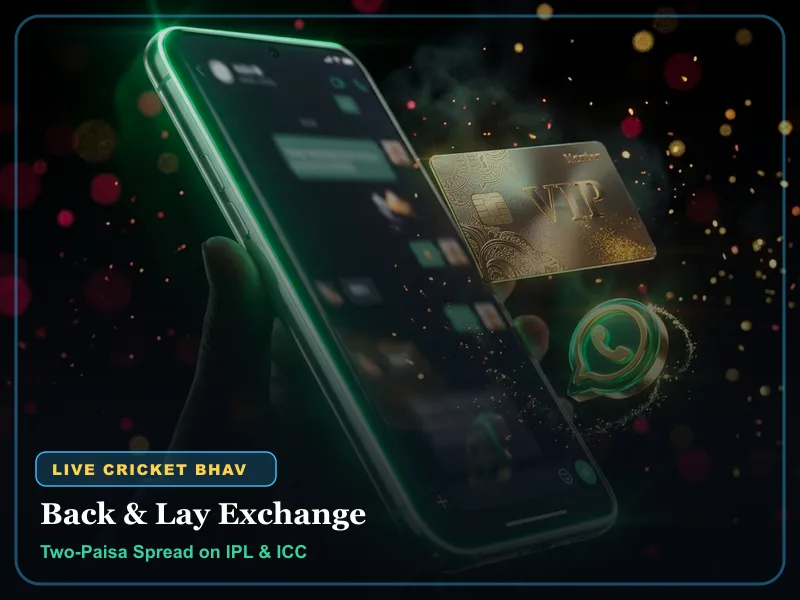 Play99 Exch live Back and Lay decimal odds board with two-paisa spread