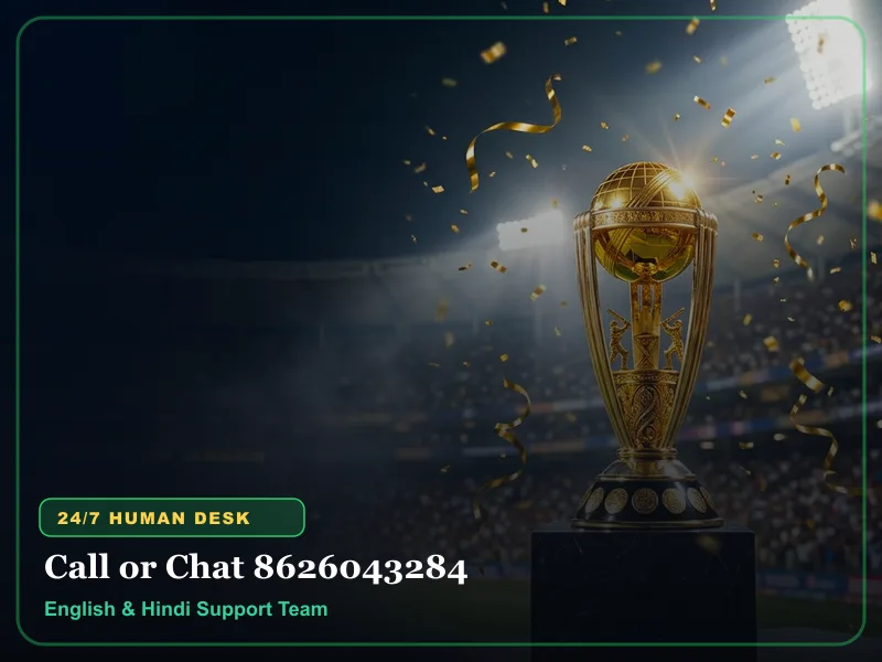 Play99Exch 24/7 English and Hindi human support desk at 8626043284