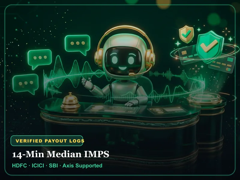 Play99Exch verified punter payout logs showing 14-minute median IMPS settlement